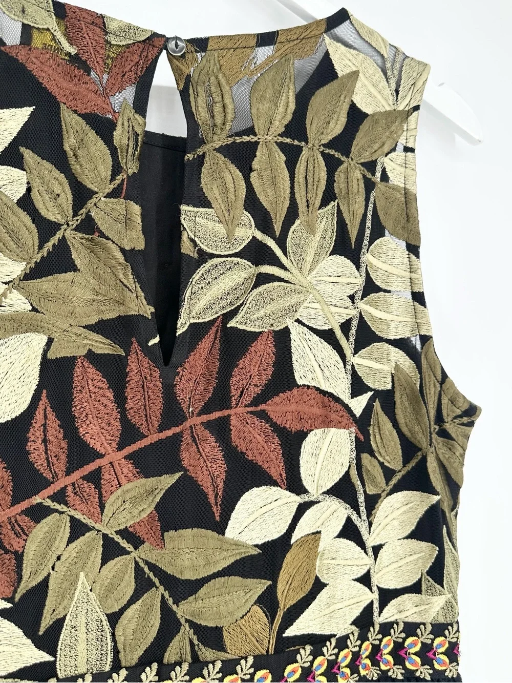 Anthropologie Varun Bahl Embroidered Vigne Dress - Picture 9 of 16
